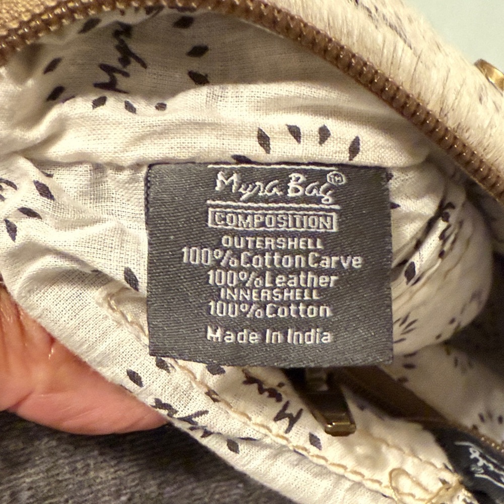 Myra Bag Brown and Black Crossbody Bag - Picture 5 of 11